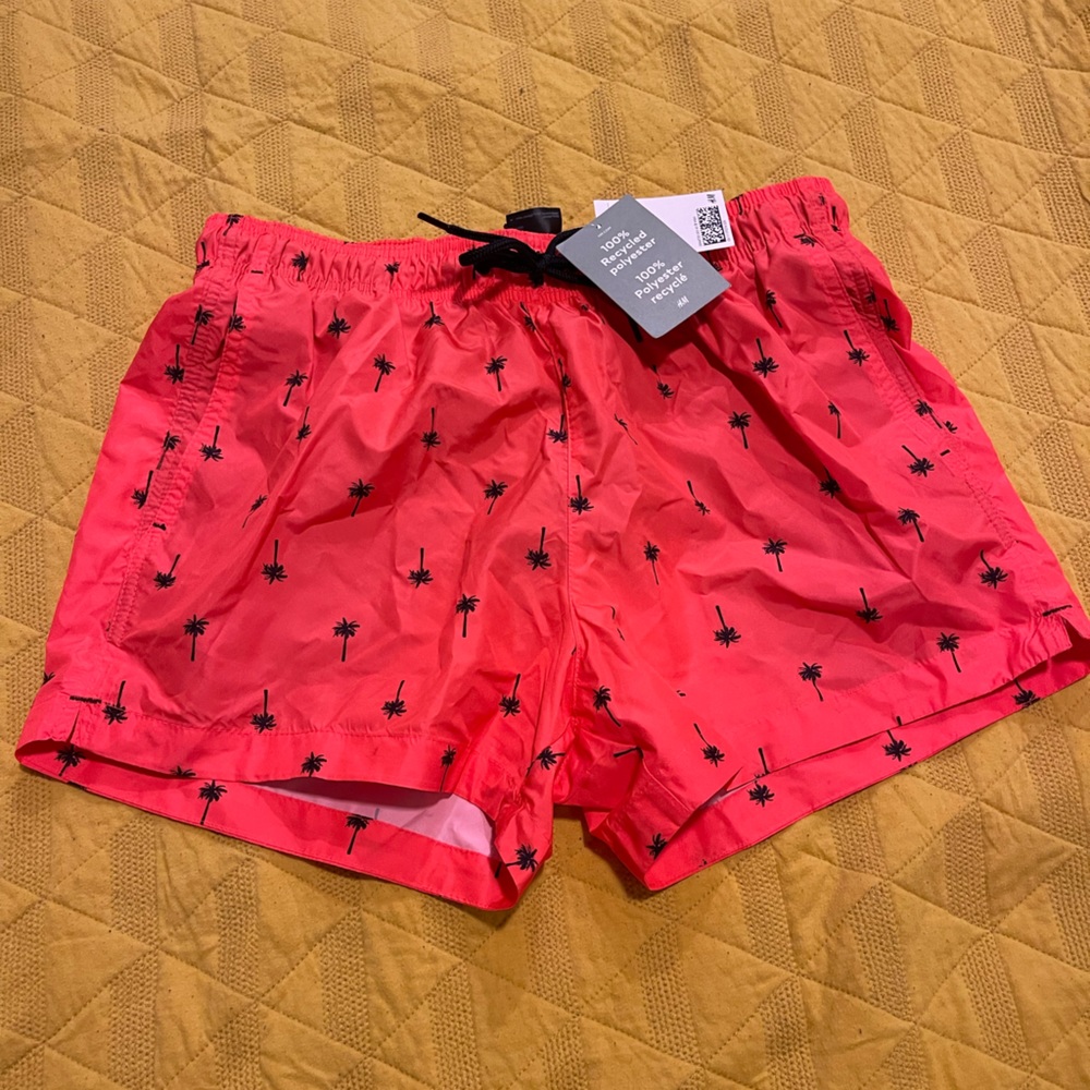 H&M Orange Palm Tree Men’s Trunks